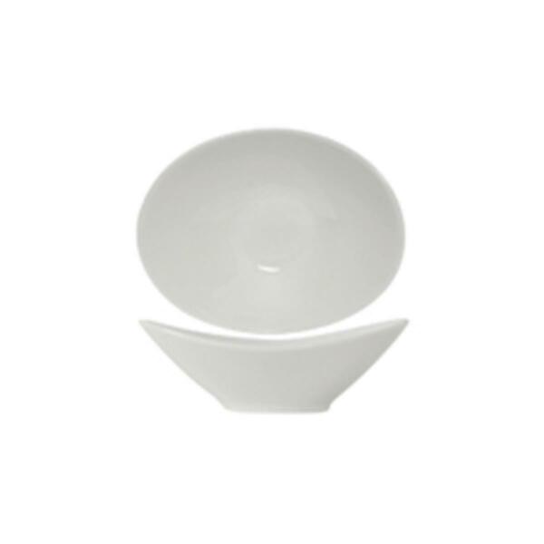 Tuxton China Vitrified China Capistrano Bowl Porcelain White - 10 Oz - 1 Dozen GLP-402
